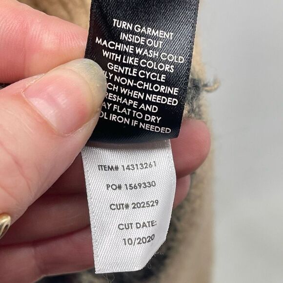 Torrid Womens Cardigan Sweater Longline Acrylic Stretch Sweater Brown Black 2 2X - Picture 4 of 13